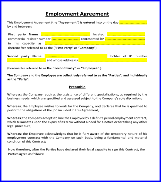 Employment contract 1 (1)