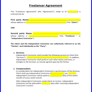 Freelancer Agreement (1)